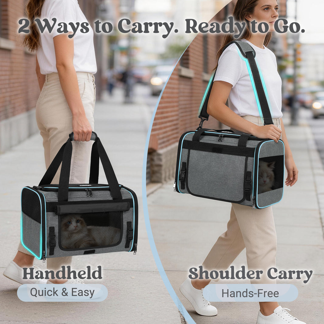 Rabbitgoo Fortress Pet Carrier - Fold Bag