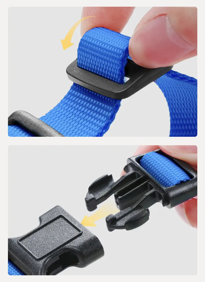 Rabbitgoo Classic Adjustable Cat Harness and Leash Set - Navy Blue