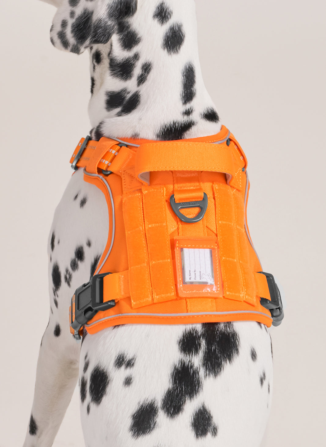 ColorPop Escape Proof Tactical Dog Harness - Orange