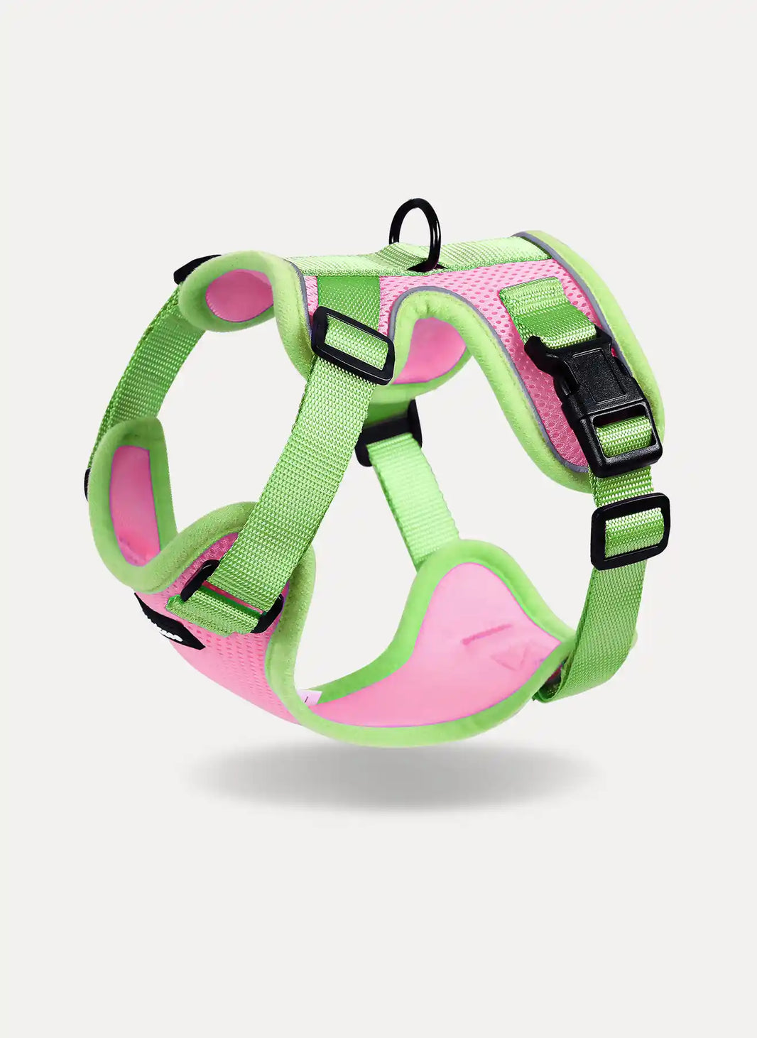 Rabbitgoo Fusion Adjustable cat harness and leash set - Pink & Light Green