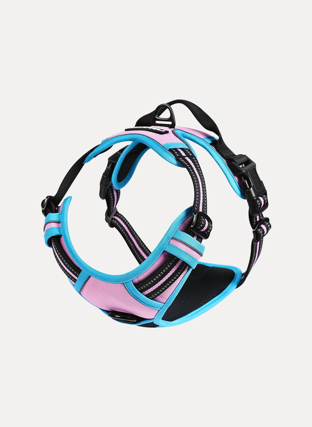 ColorPop Fit No Pull Dog Harness - Pink & Blue