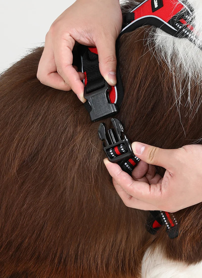 Classic Fit No Pull Dog Harness - Red