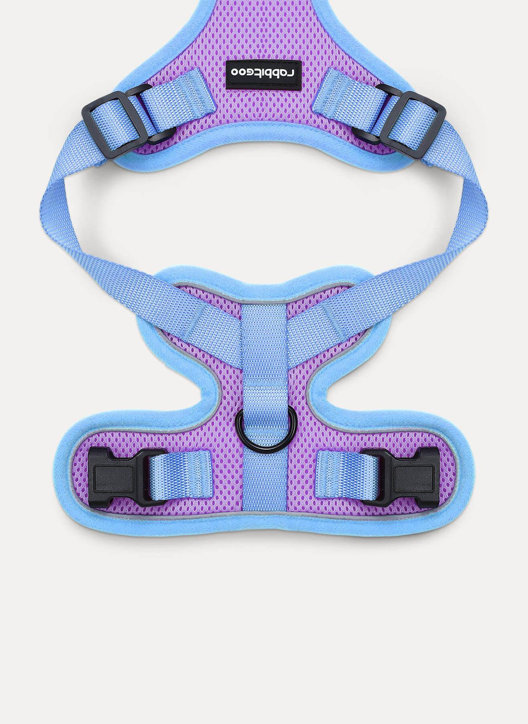 Rabbitgoo Fusion Adjustable cat harness and leash set - Purple & Blue