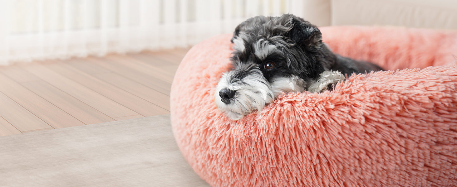 Floof Calming 24'' Pet Bed - Pink
