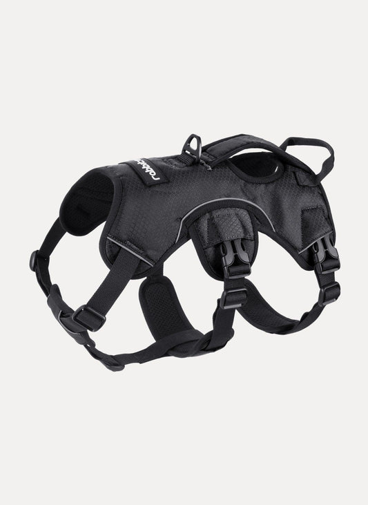 Rabbitgoo Large Dog Harness with Handle - Black