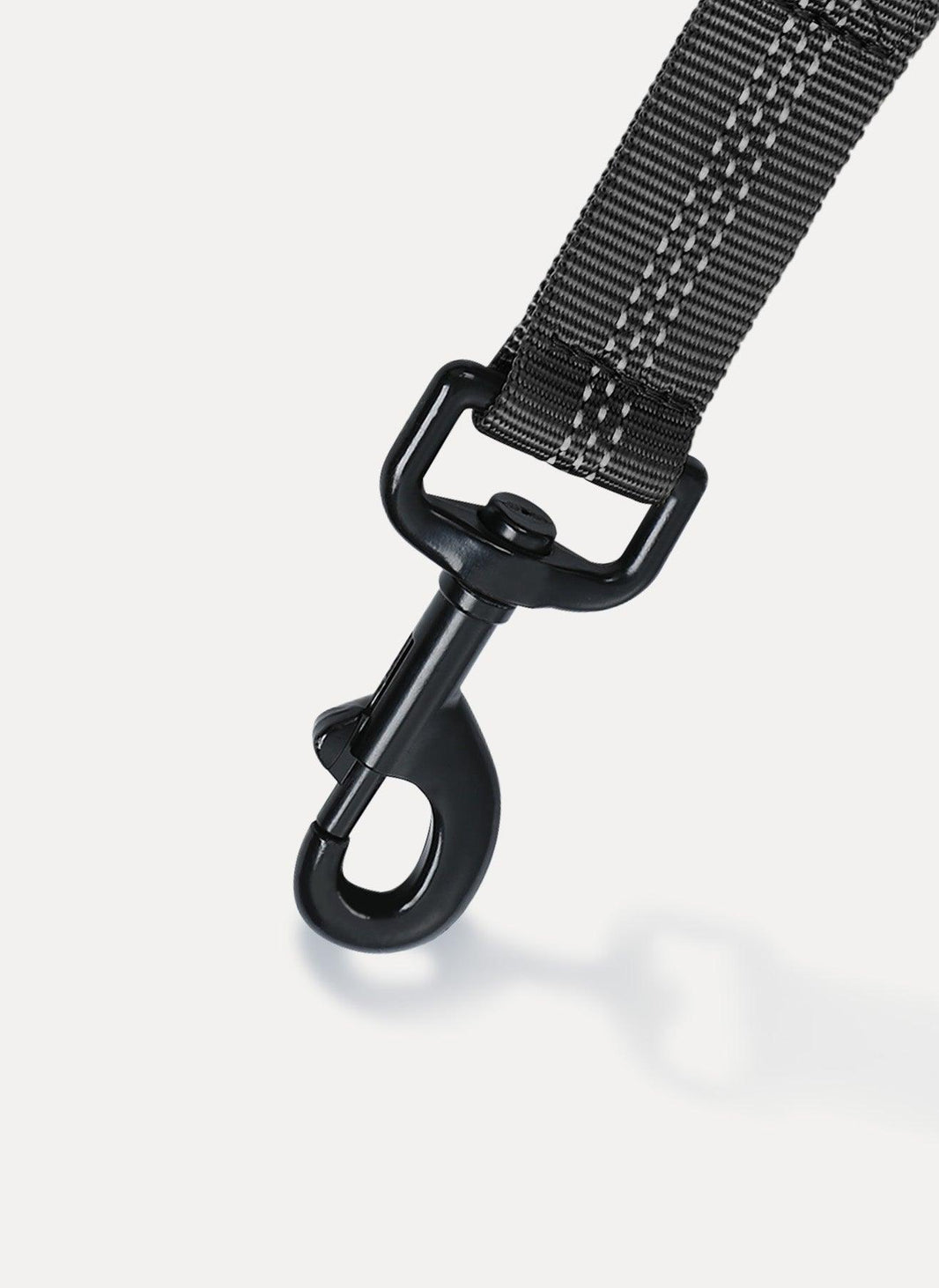 Rabbitgoo Dog Leash with 2 Padded Traffic Control Handles - Black