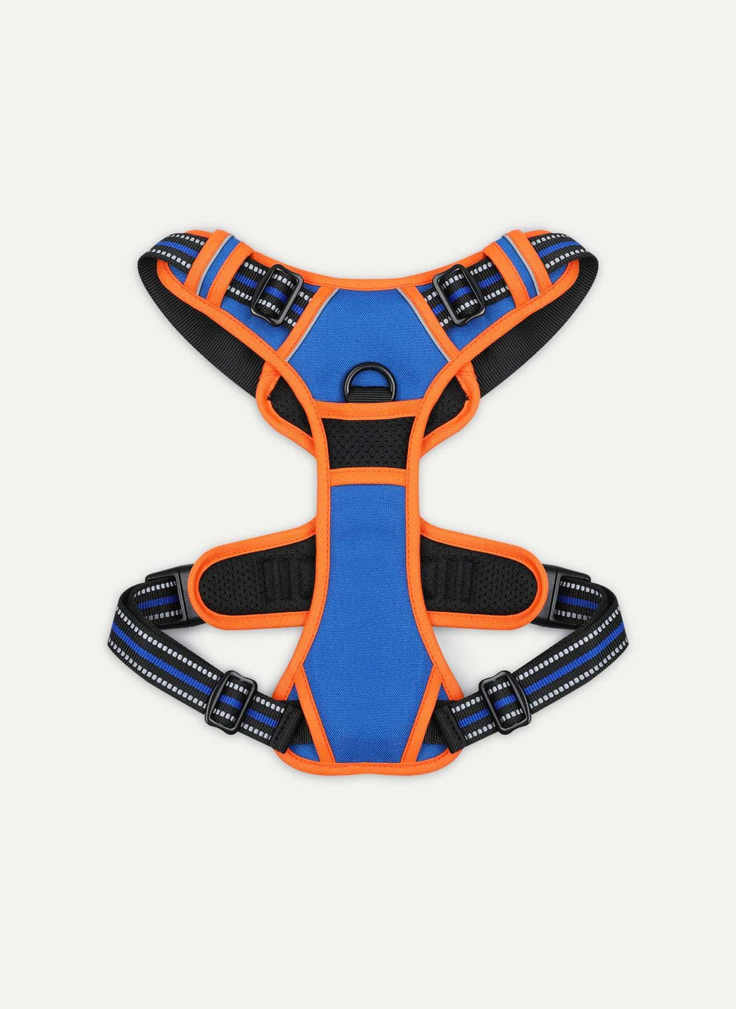 ColorPop Fit No Pull Dog Harness - Orange & Blue