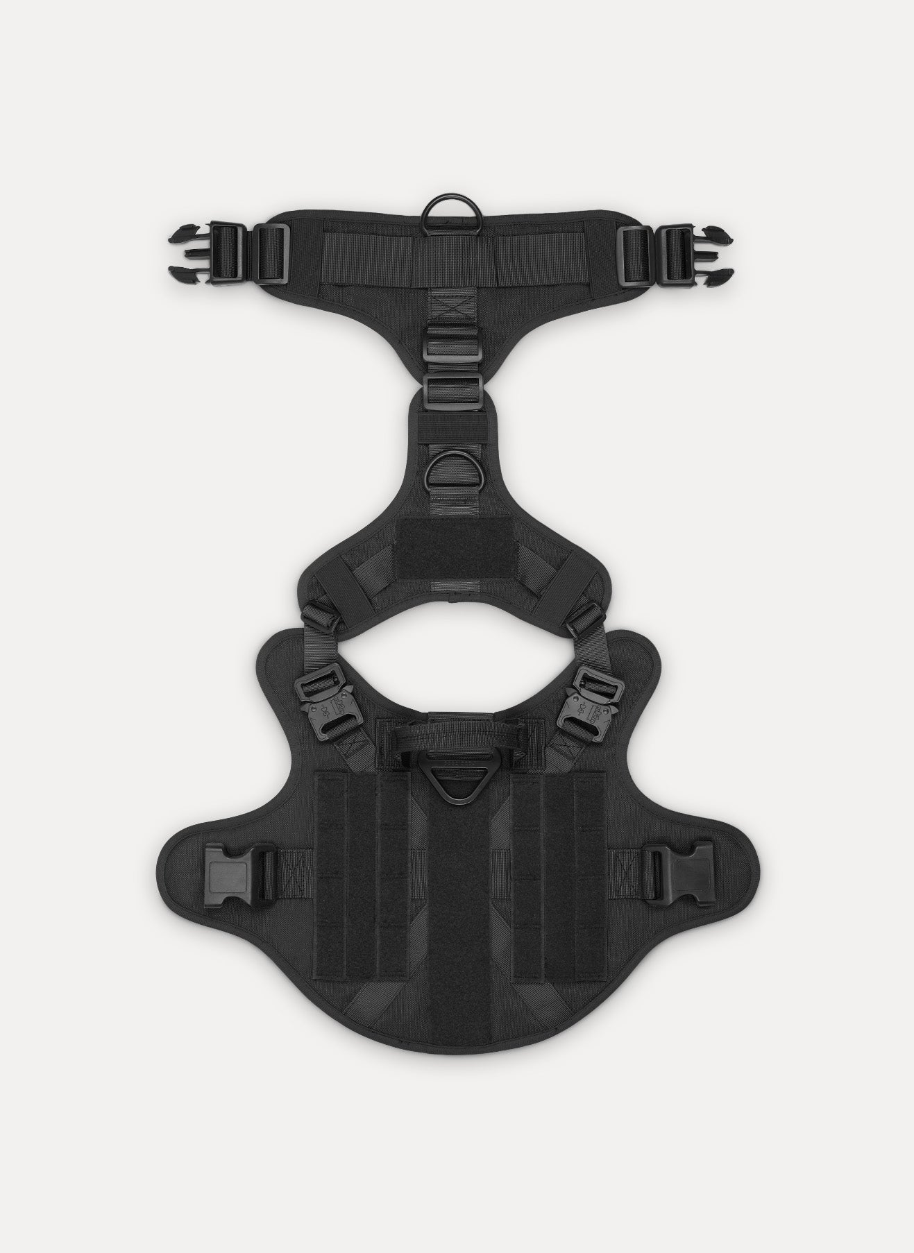 Tactical Dog Harness Vest with Handle - Black