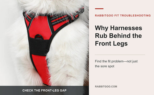 Why Does My Dog Harness Rub Behind the Front Legs?
