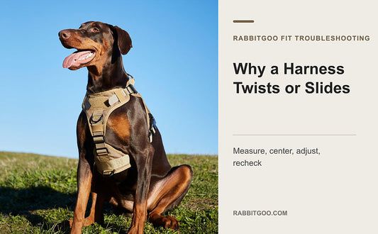 Why Does a Dog Harness Twist or Slide Sideways?