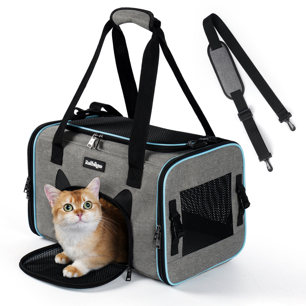 Rabbitgoo Fortress Pet Carrier - Meow Bag