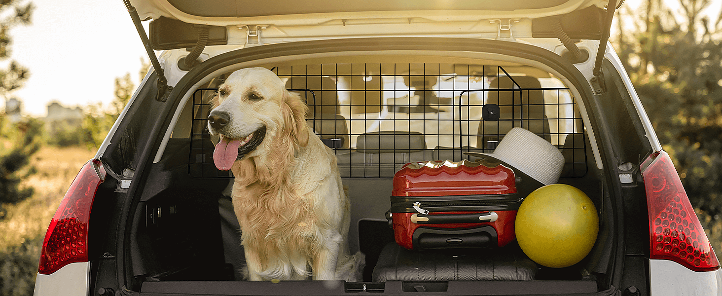 Rabbitgoo Adjustable Dog Car Barrier Rabbitgoo