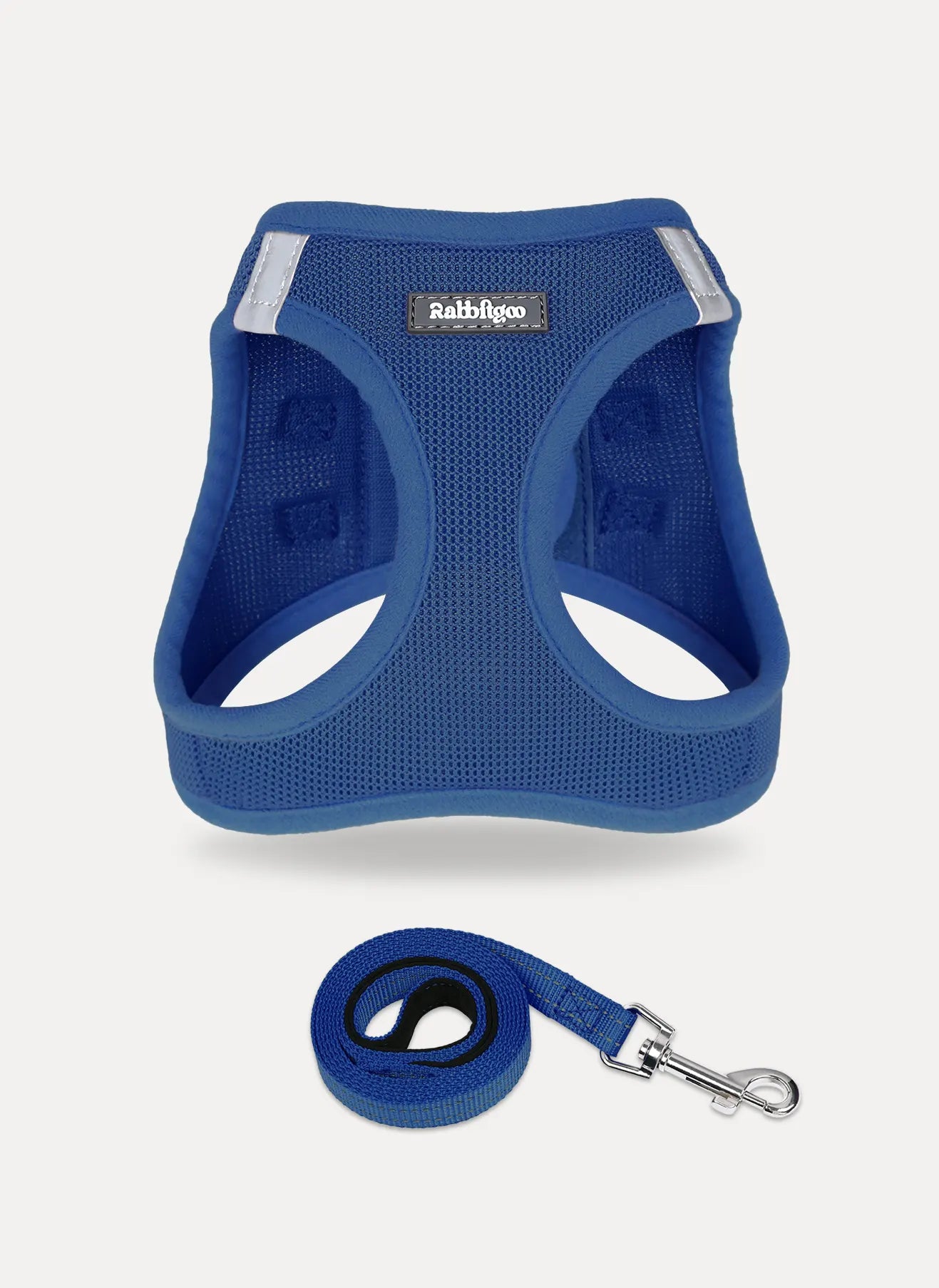 Minifit Small Dog Harness and Leash Set - Navy Blue