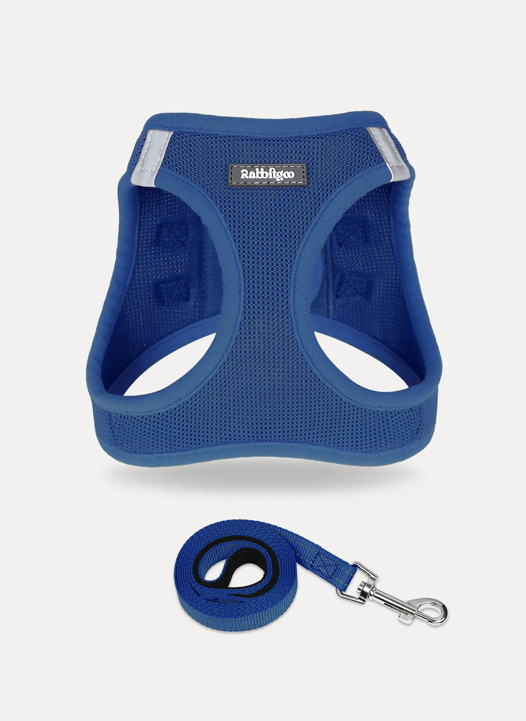 Minifit Small Dog Harness and Leash Set - Navy Blue