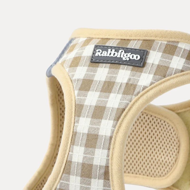 Minifit Small Dog Harness and Leash Set - Beige Check