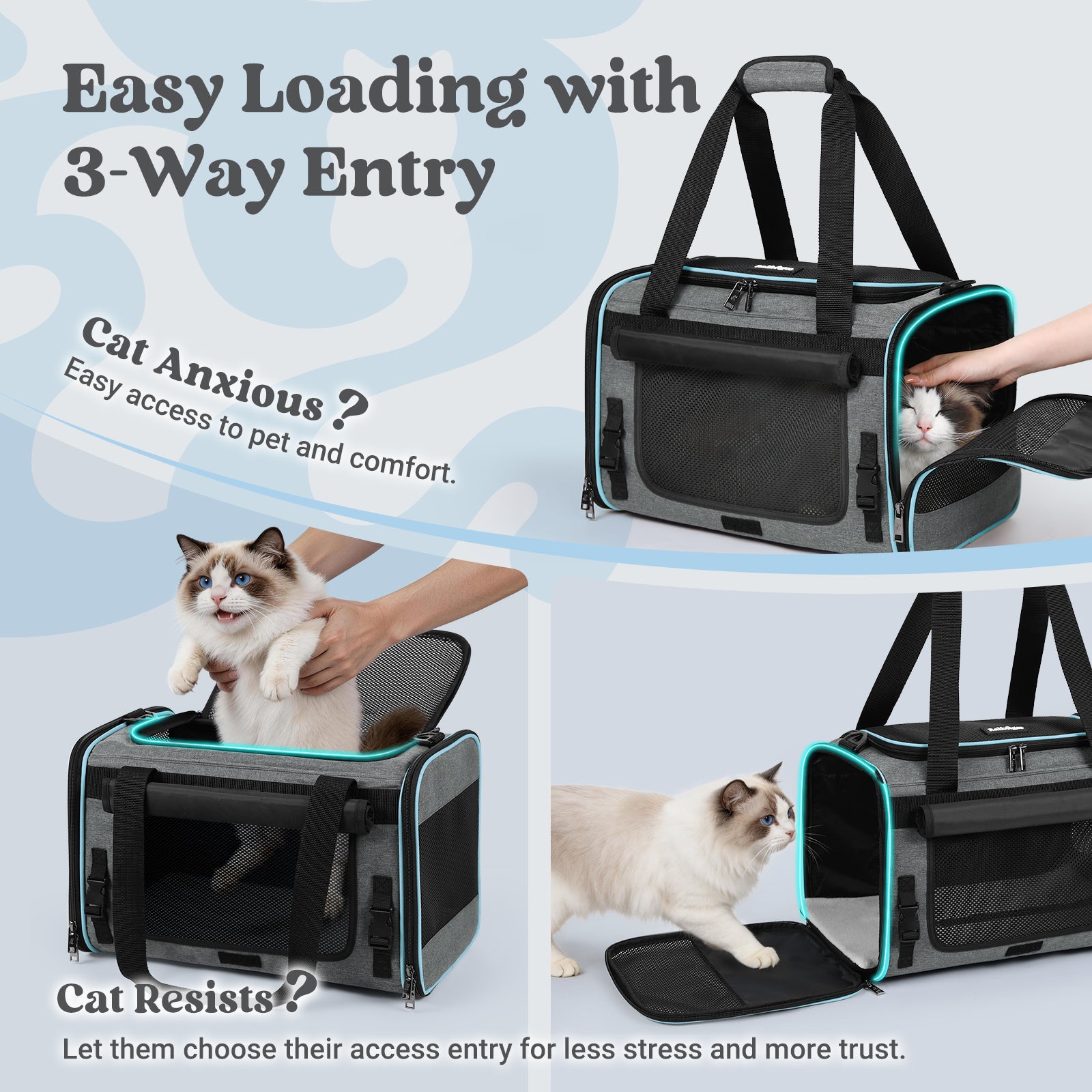Rabbitgoo Fortress Pet Carrier - Fold Bag