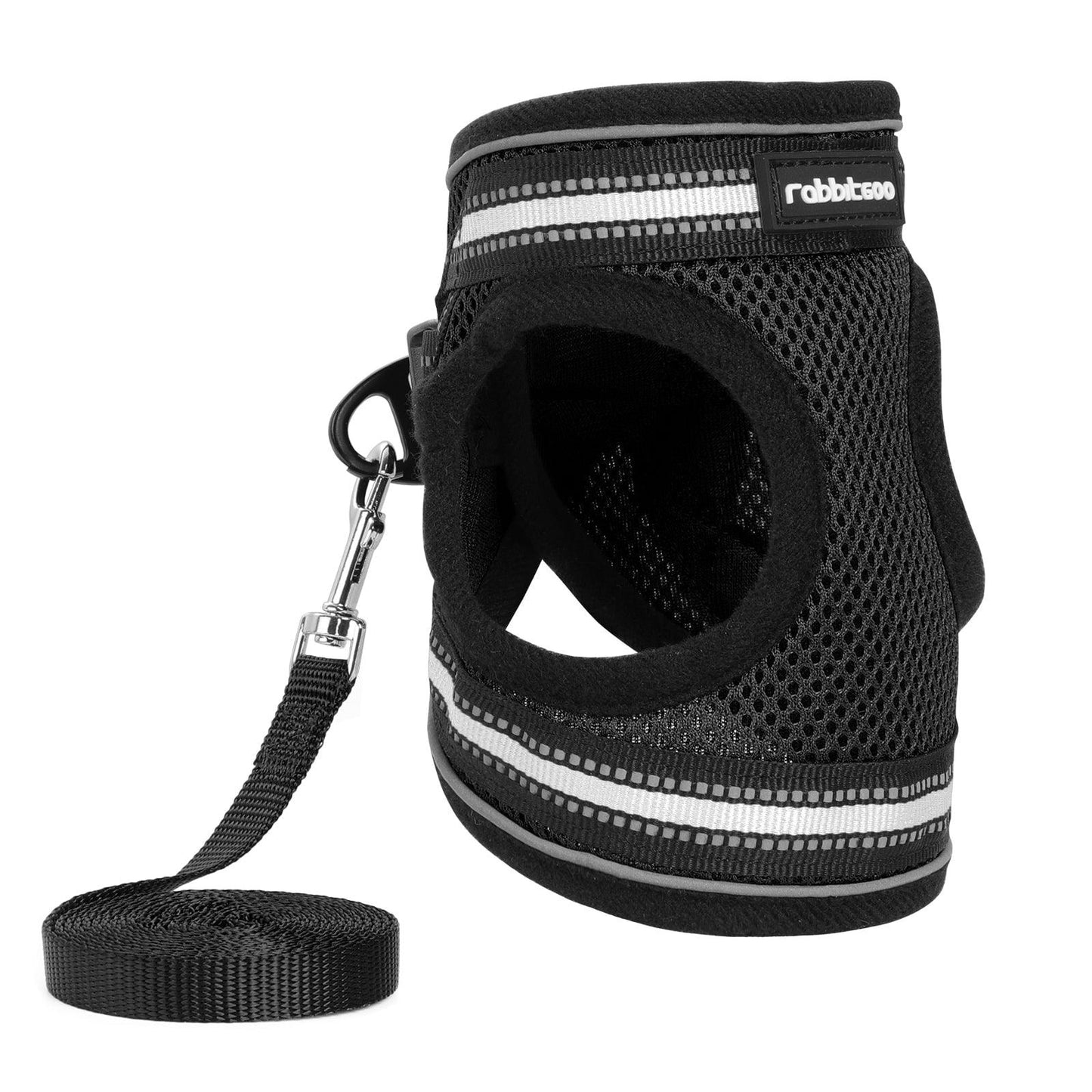 Rabbitgoo Escape Proof Cat Harness and Leash Set, with Reflective Strip