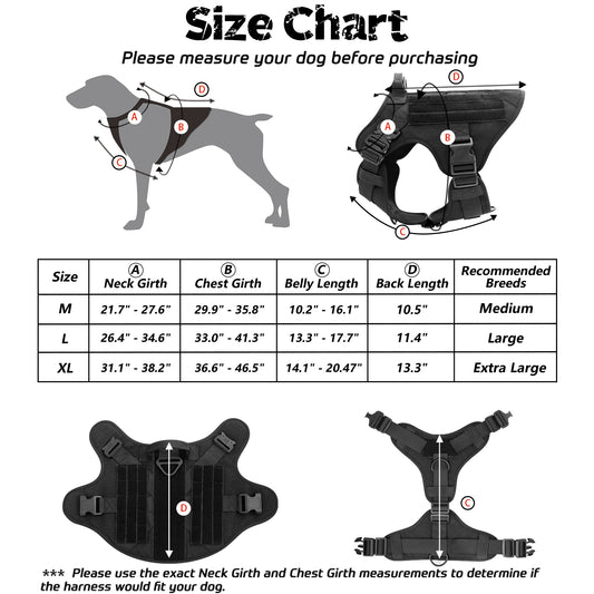 FLASH SALE: Mega Tactical dog harness