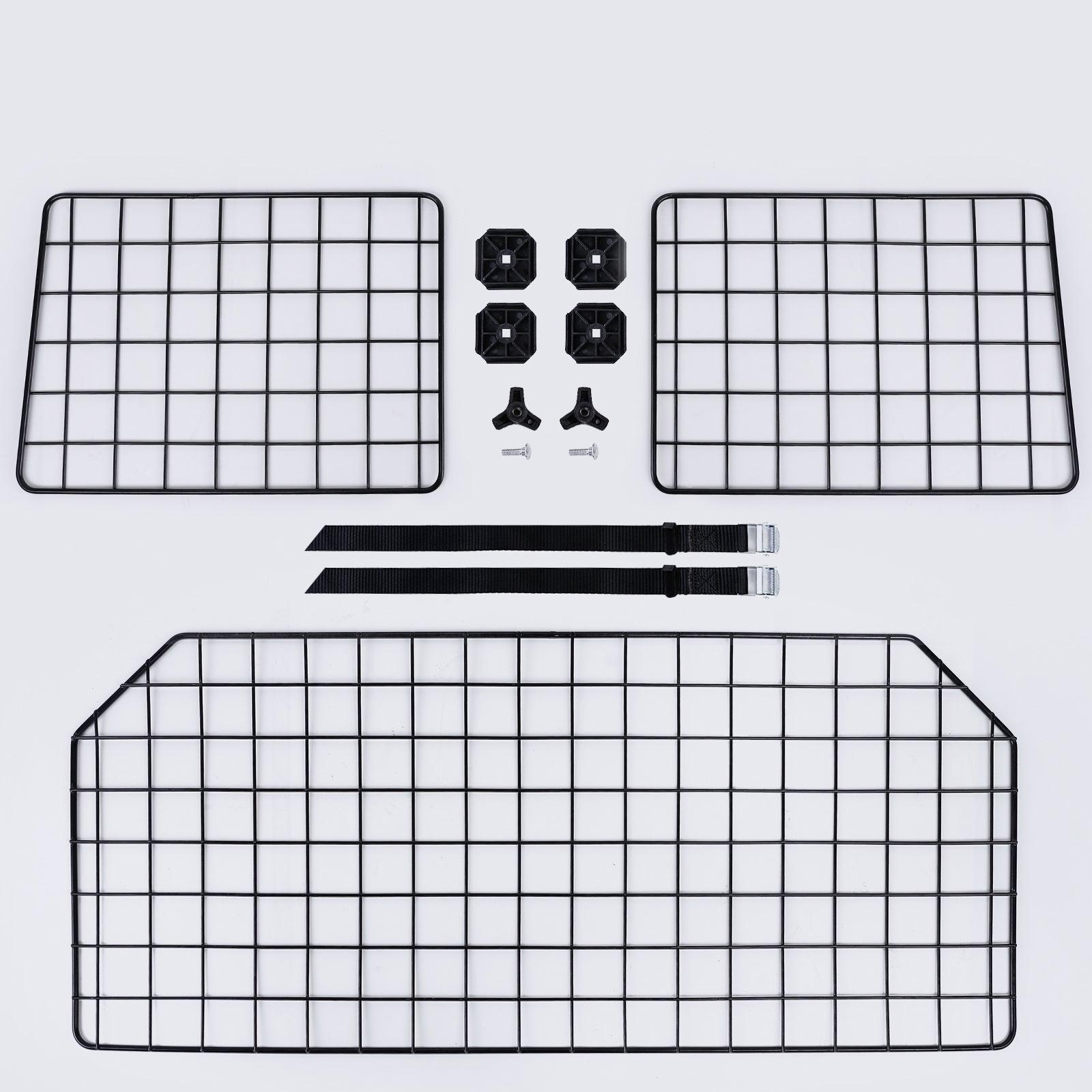 Rabbitgoo Adjustable Dog Car Barrier - Black