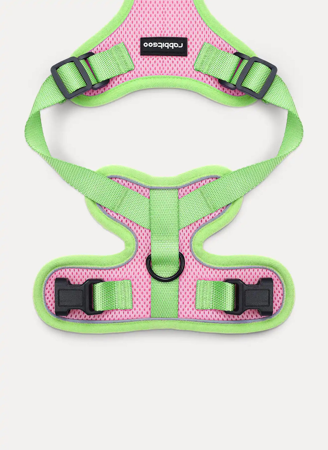 Rabbitgoo Fusion Adjustable cat harness and leash set - Pink & Light Green