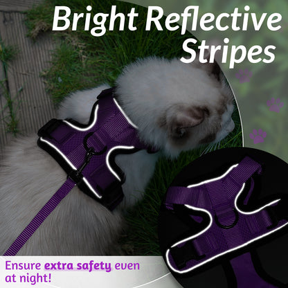 Rabbitgoo Adjustable Cat Harness and Leash Set