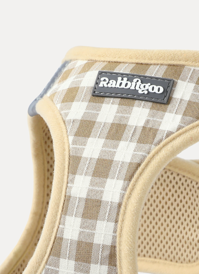 Minifit Small Dog Harness and Leash Set - Beige Check