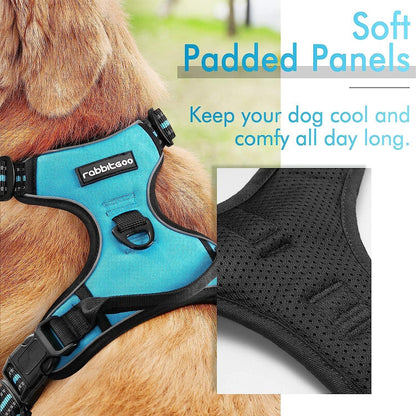 Rabbitgoo No Pull Dog Harness - Blue 