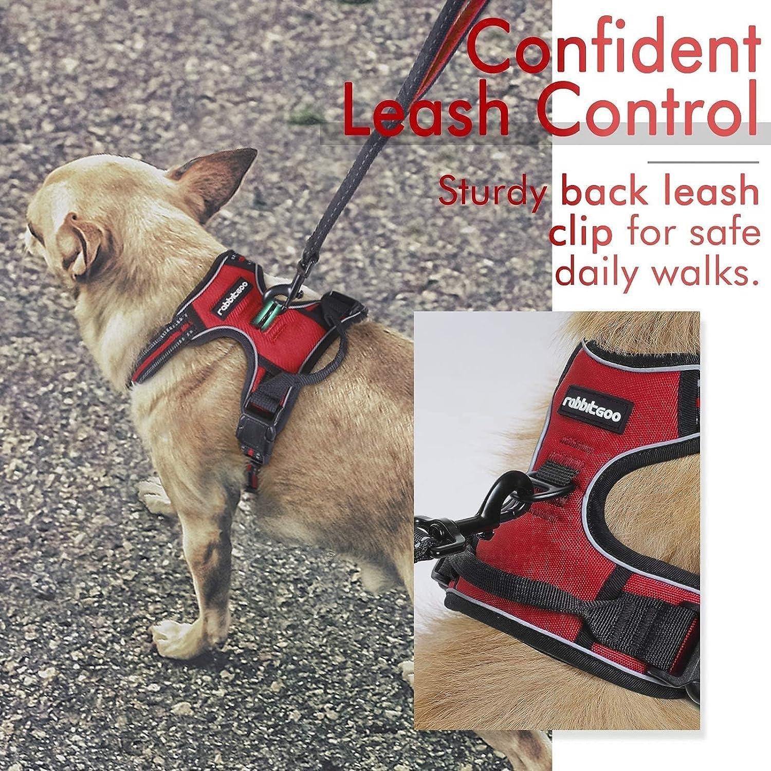 Rabbitgoo No Pull Dog Harness - Red 
