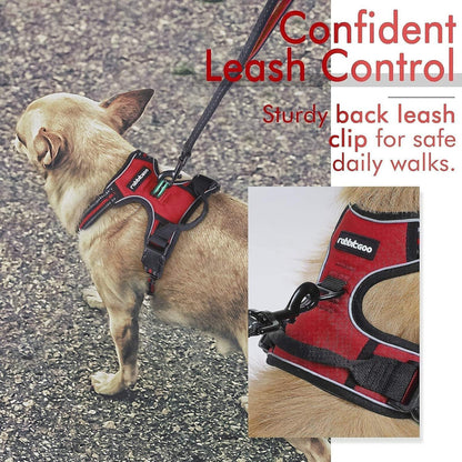 Rabbitgoo No Pull Dog Harness - Red 