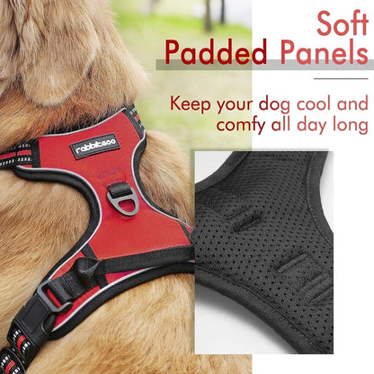 Rabbitgoo No Pull Dog Harness - Red 