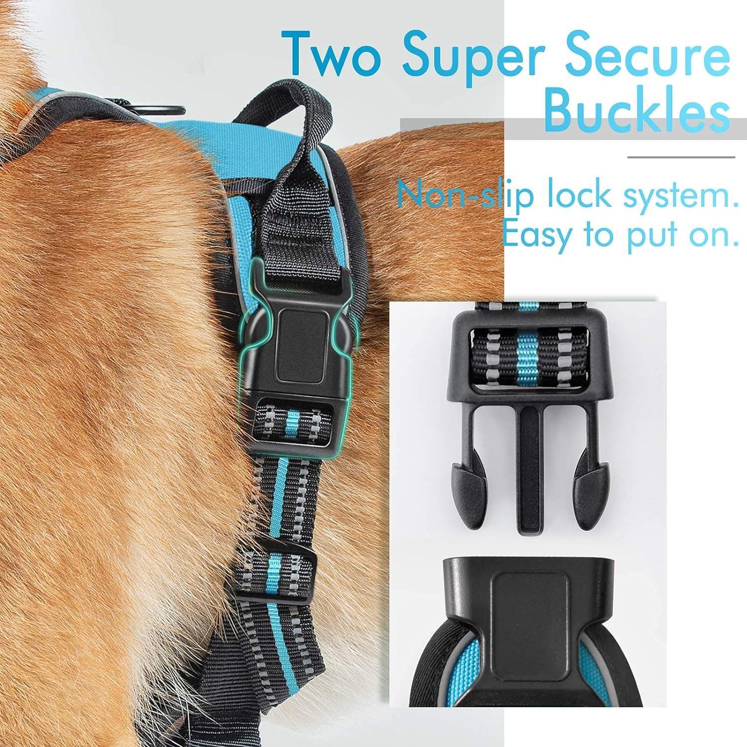 Rabbitgoo No Pull Dog Harness - Blue 