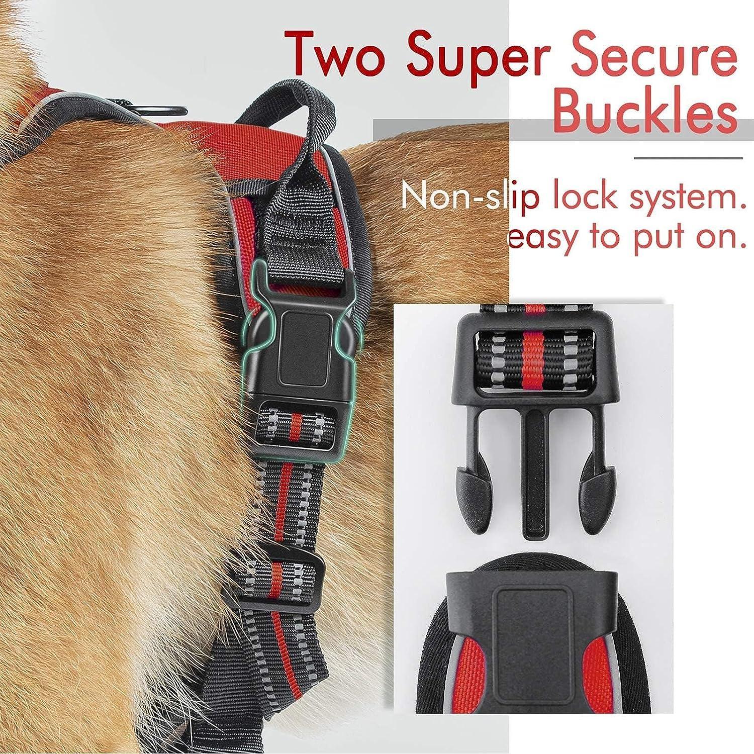 Rabbitgoo No Pull Dog Harness - Red 