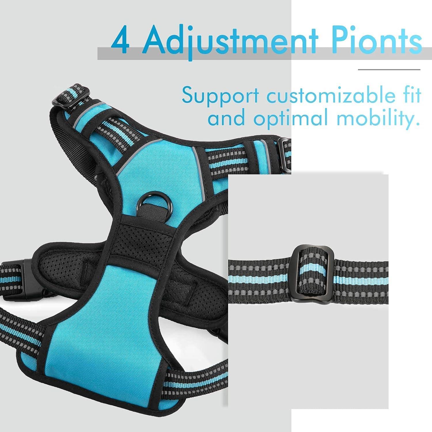 Rabbitgoo No Pull Dog Harness - Blue 