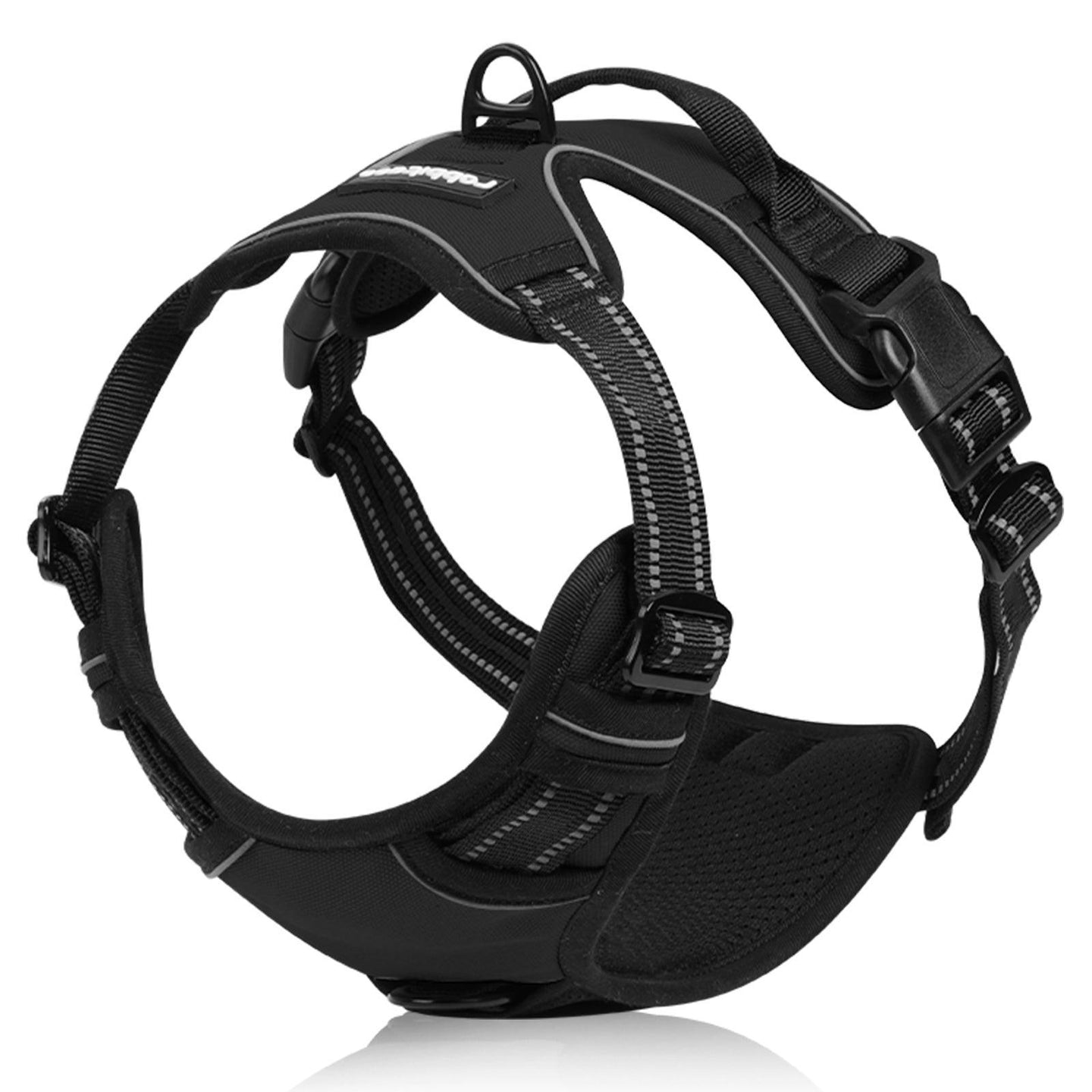 Rabbitgoo No Pull Dog Harness - Black 
