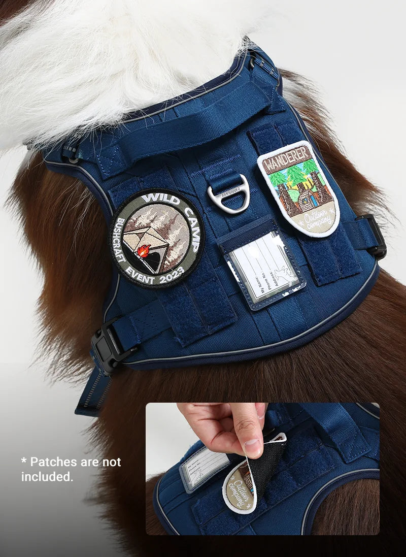 Solid Escape Proof Tactical Dog Vest Harness
