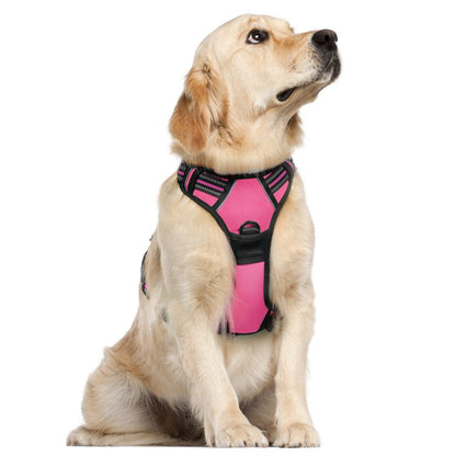 Rabbitgoo No Pull Dog Harness - Hot Pink 