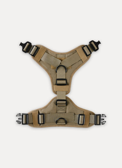 Tactical Dog Harness Vest with Handle - Tan 