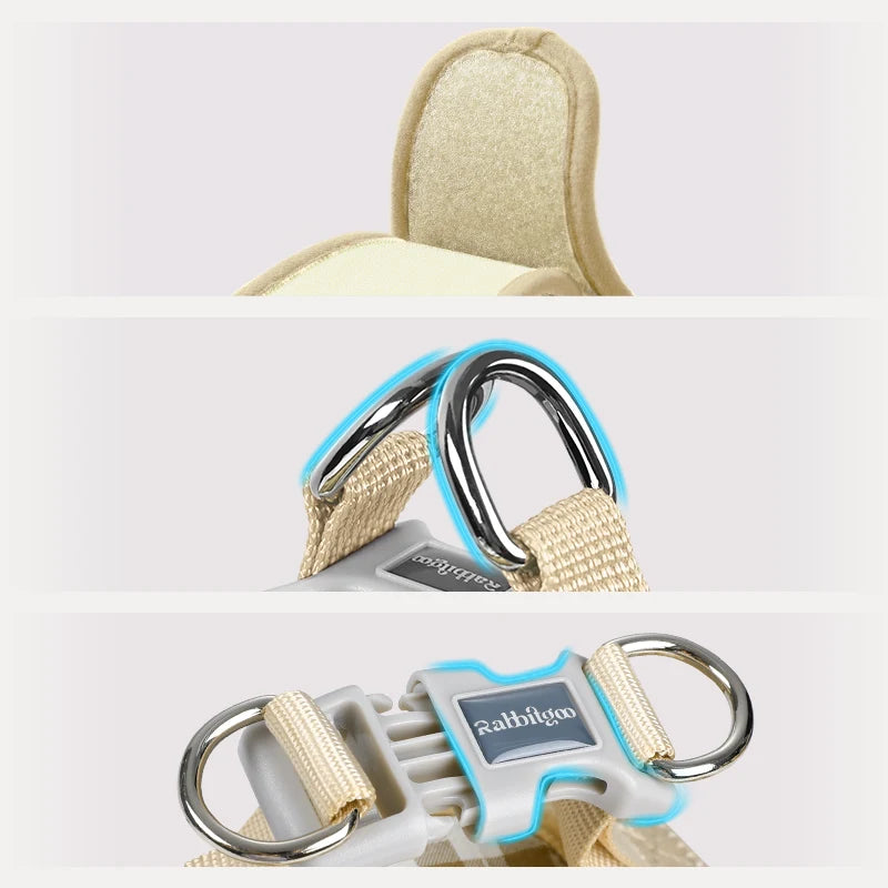 Minifit Small Dog Harness and Leash Set - Beige Check