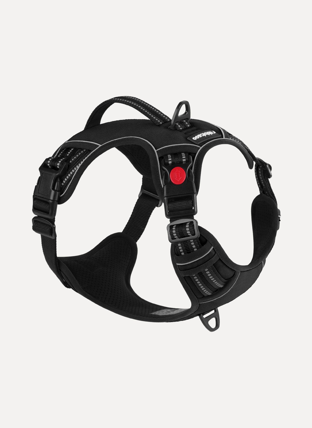 Uplift Pro Adjustable Dog Harness with Neck Buckle - Black