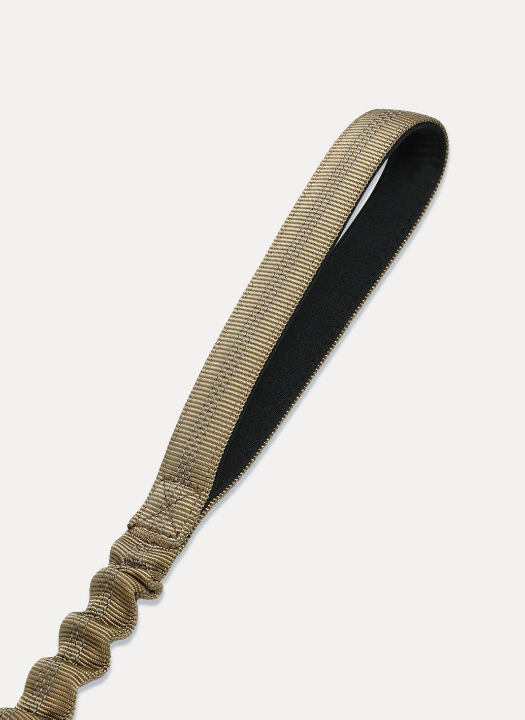 Rabbitgoo Dog Leash with 2 Padded Traffic Control Handles - Tan