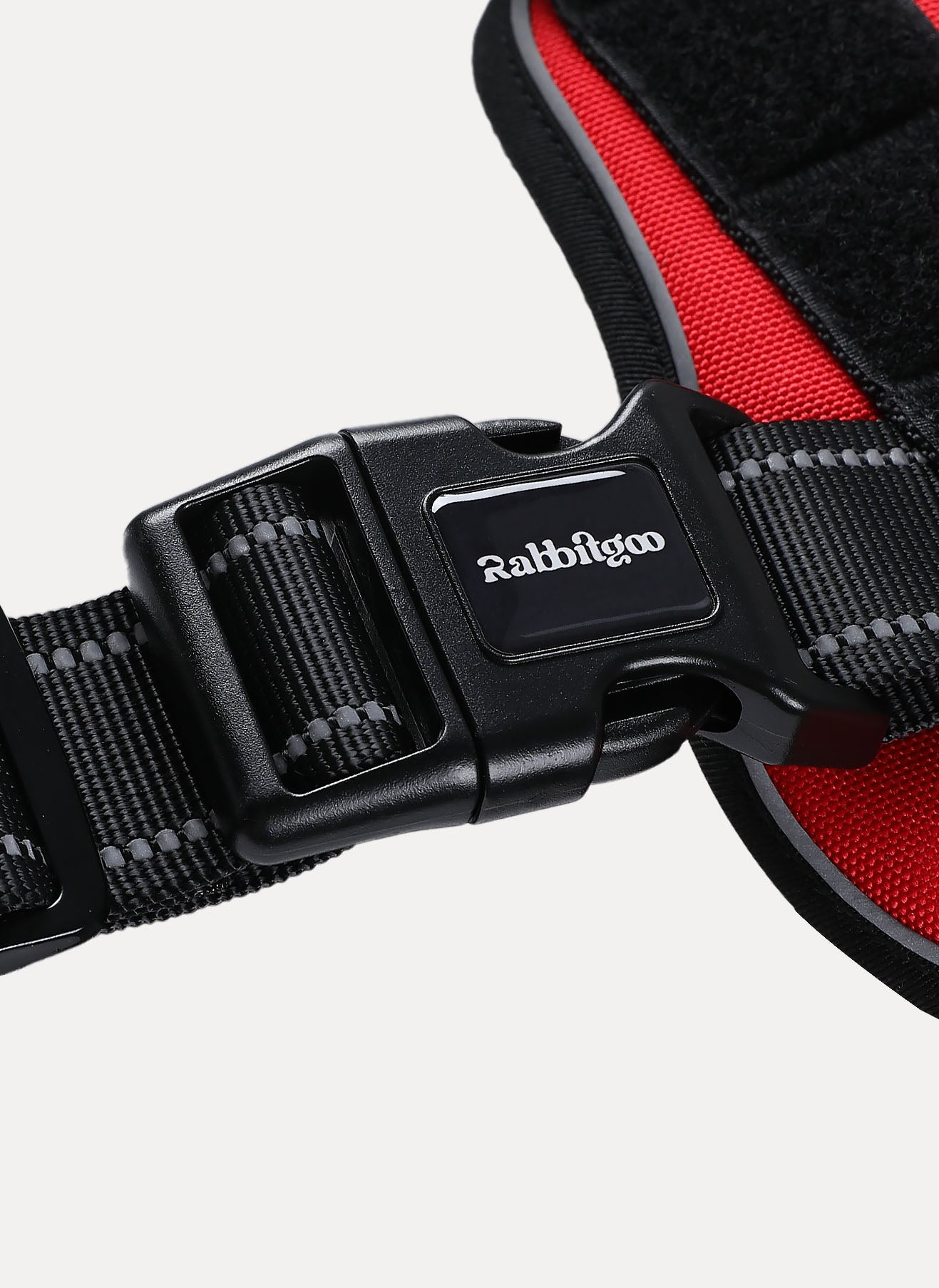 Easy Walk Dog Harness with One Easy-Fit Buckle - Red 
