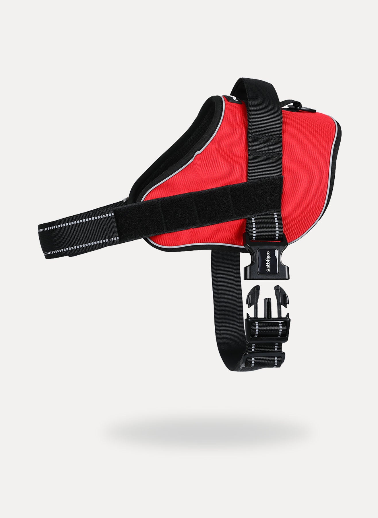 Easy Walk Dog Harness with One Easy-Fit Buckle - Red 