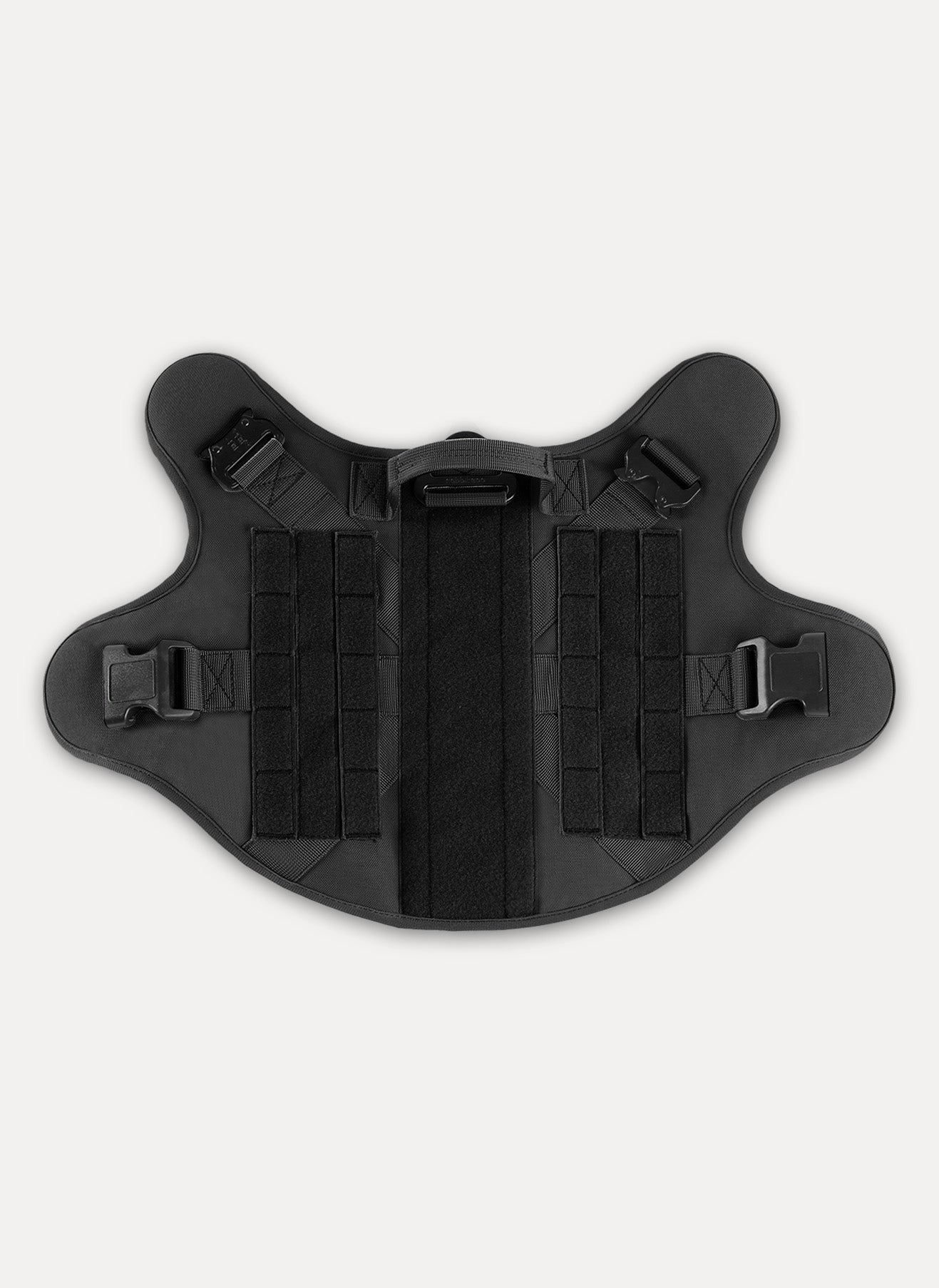 Tactical Dog Harness Vest with Handle - Black 