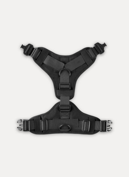 Tactical Dog Harness Vest with Handle - Black 