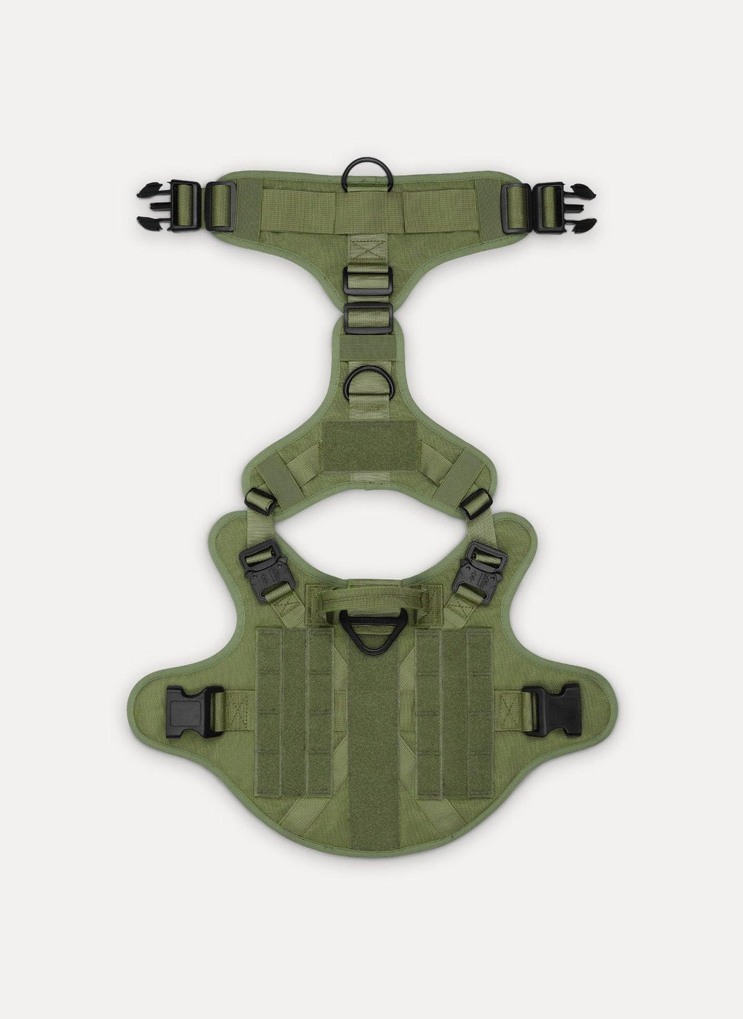 Mega Tactical Dog Harness with Handle - Green 