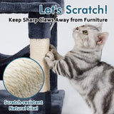 Rabbitgoo 39 Inch Cat Tree Large Plush Perch Cat Condo