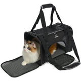 rabbitgoo black Soft-Sided Travel Carrier for Small Pets