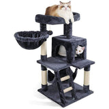 rabbitgoo night_grey / 39 inches Rabbitgoo 39 Inch Cat Tree Large Plush Perch Cat Condo
