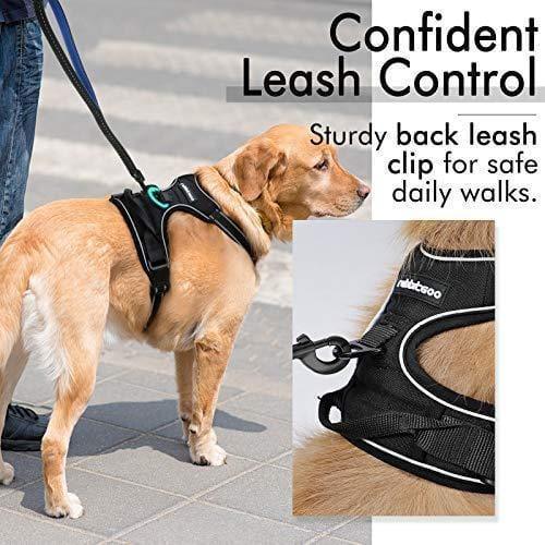 Rabbitgoo No Pull Dog Harness - Black 